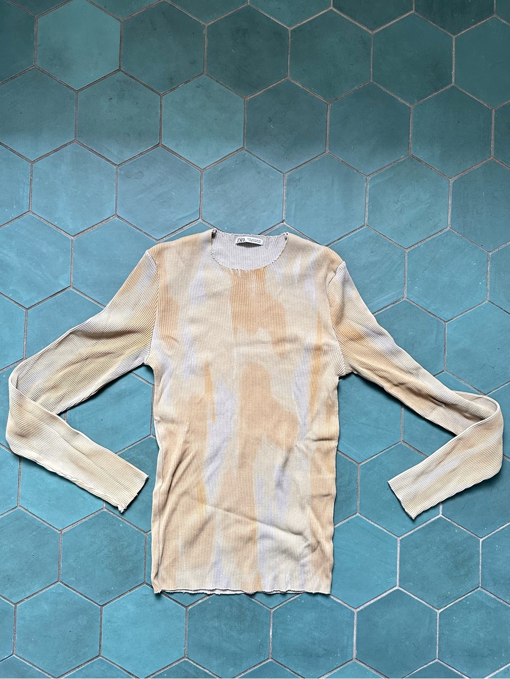 Zara Long Sleeve Ribbed long sleeve M cotton/polyamide